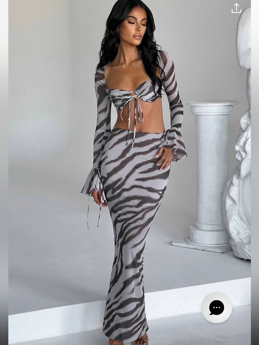 Babyboo Priscilla top and skirt set
